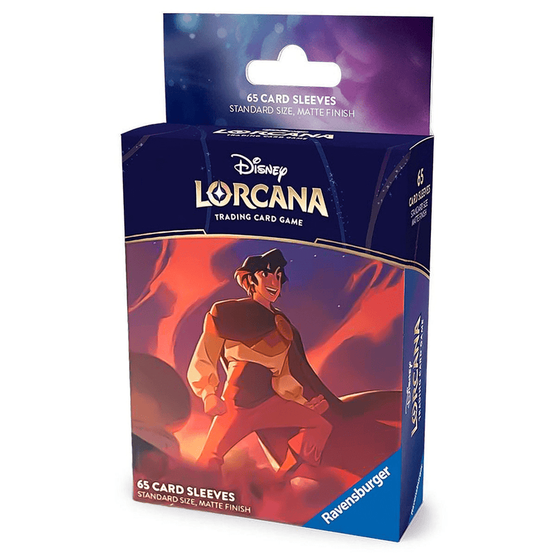 Disney-Ravensburger Disney Lorcana - Shimmering Skies - Card Sleeves - Aladdin available at Northumbrian Tin Soldier