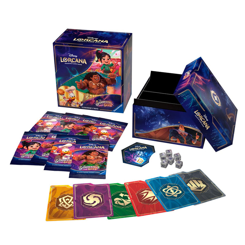 Disney-Ravensburger Disney Lorcana - Shimmering Skies - Illumineers Trove available at Northumbrian Tin Soldier