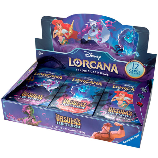 Disney-Ravensburger Disney Lorcana - Ursula's Return - Booster Box (24 Packs) available at Northumbrian Tin Soldier