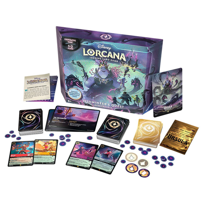 Disney-Ravensburger Disney Lorcana - Ursula's Return - Illumineer's Quest - Deep Trouble available at Northumbrian Tin Soldier