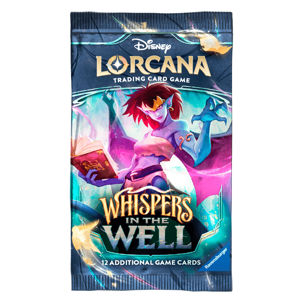 whispers in the well lorcana booster box Amazon.com: Ravensburger Disney Lorcana TCG: Whispers in The Well Booster  Pack Display - 24 Packs with 12 Trading Cards Each - Ideal for Collectors &  Disney Fans