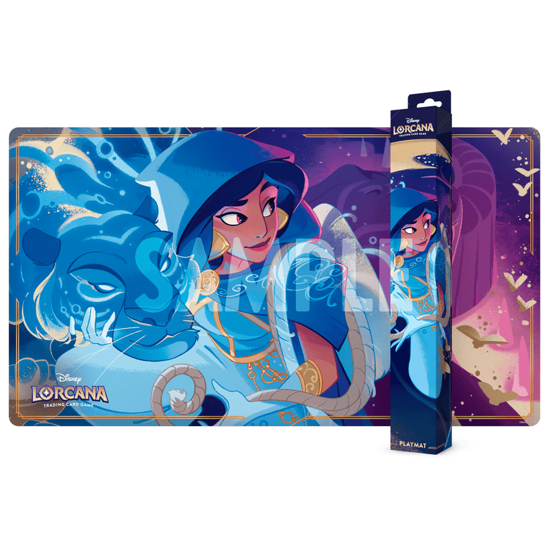 Disney-Ravensburger Disney Lorcana - Whispers in the Well - Jasmine –Steady Strategist- Playmat available at Northumbrian Tin Soldier