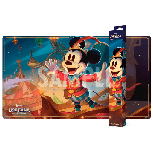 Disney-Ravensburger Disney Lorcana - Whispers in the Well - Mickey-Brave Little Prince - Playmat available at Northumbrian Tin Soldier