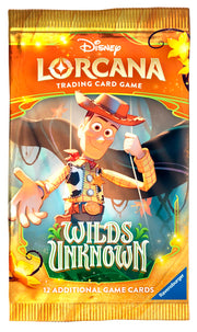 Disney-Ravensburger Disney Lorcana - Wilds Unknown - Booster Box (24 Packs) available at Northumbrian Tin Soldier