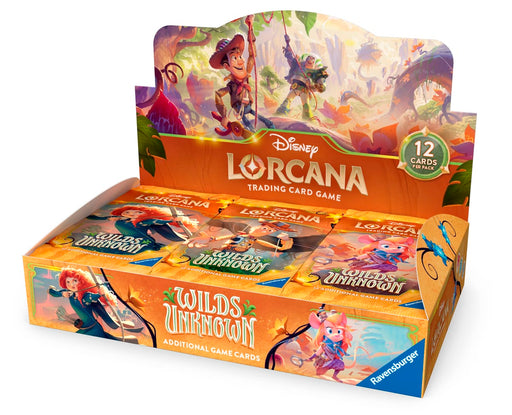 Disney-Ravensburger Disney Lorcana - Wilds Unknown - Booster Box (24 Packs) available at Northumbrian Tin Soldier