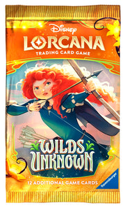 Disney-Ravensburger Disney Lorcana - Wilds Unknown - Booster Pack available at Northumbrian Tin Soldier