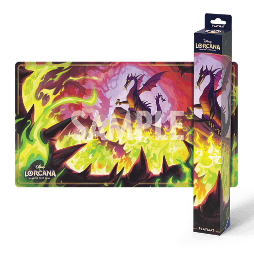 Disney-Ravensburger Disney Lorcana - Winterspell - Dragonfire - Playmat available at Northumbrian Tin Soldier