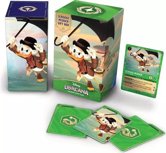 Disney-Ravensburger Disney Lorcana - Winterspell - Scrooge McDuck Gift Set available at Northumbrian Tin Soldier