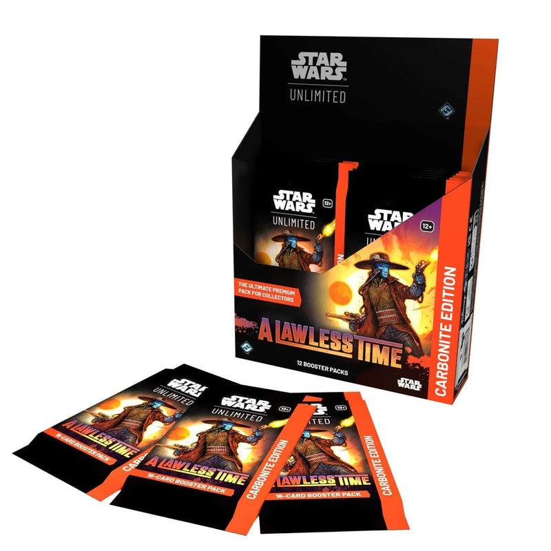 Fantasy Flight Games Star Wars: Unlimited - A Lawless Time - Carbonite Edition Booster Box available at Northumbrian Tin Soldier