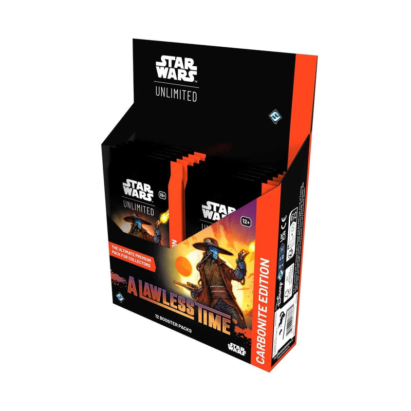 Fantasy Flight Games Star Wars: Unlimited - A Lawless Time - Carbonite Edition Booster Box available at Northumbrian Tin Soldier