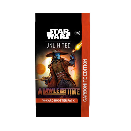 Fantasy Flight Games Star Wars: Unlimited - A Lawless Time - Carbonite Edition Booster Pack available at Northumbrian Tin Soldier