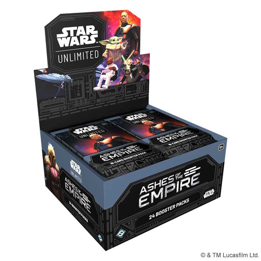 Fantasy Flight Games Star Wars: Unlimited - Ashes of the Empire - Booster Box available at Northumbrian Tin Soldier