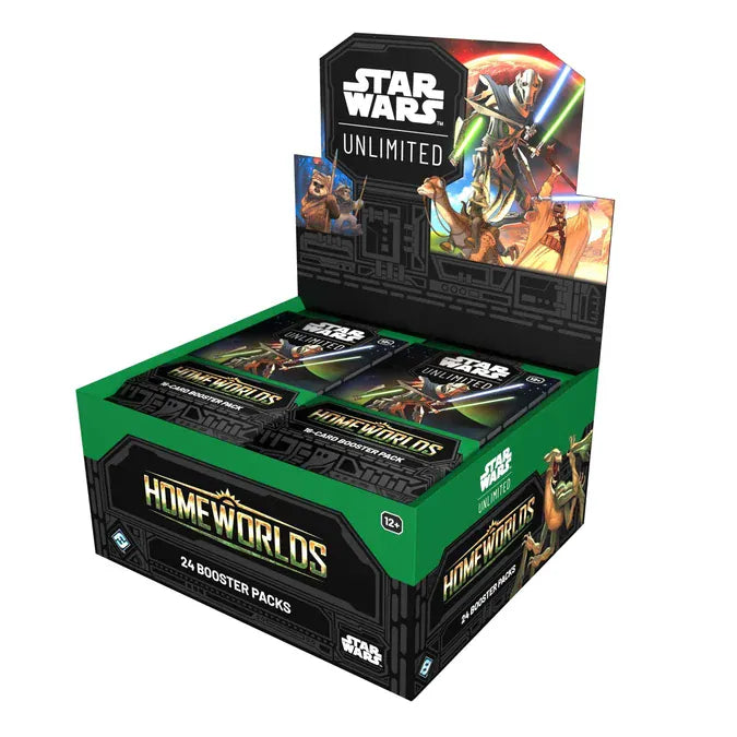 Fantasy Flight Games Star Wars: Unlimited - Homeworlds - Booster Box available at Northumbrian Tin Soldier