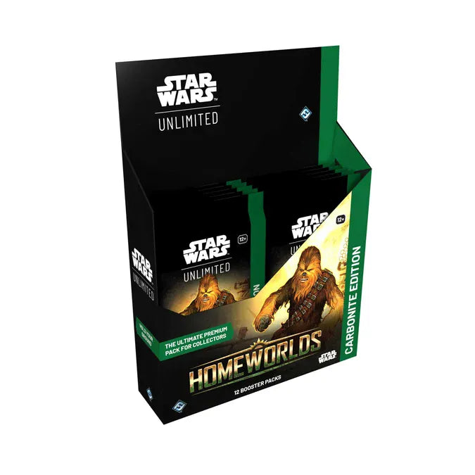 Fantasy Flight Games Star Wars: Unlimited - Homeworlds - Carbonite Edition Booster Box available at Northumbrian Tin Soldier
