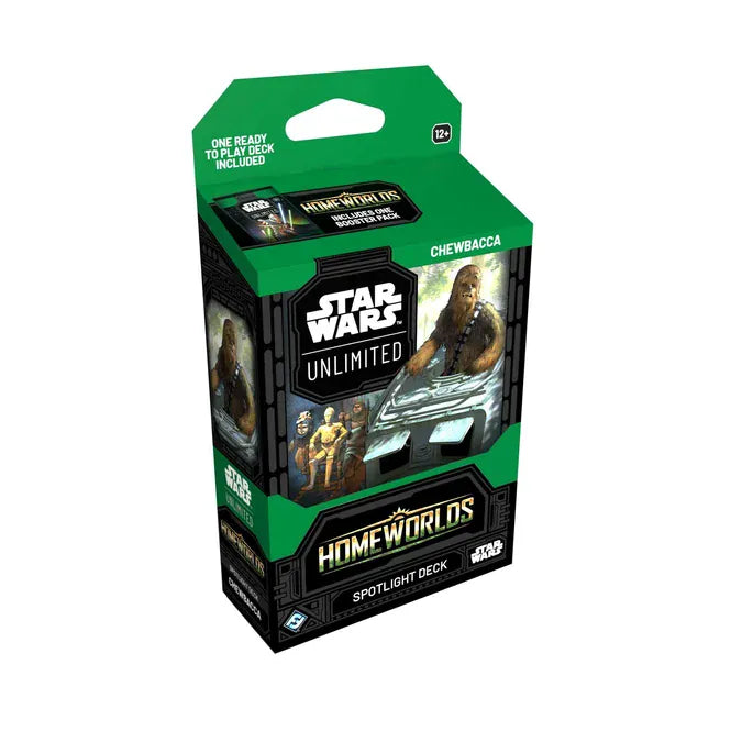 Fantasy Flight Games Star Wars: Unlimited - Homeworlds - Spotlight Deck - Chewbacca available at Northumbrian Tin Soldier