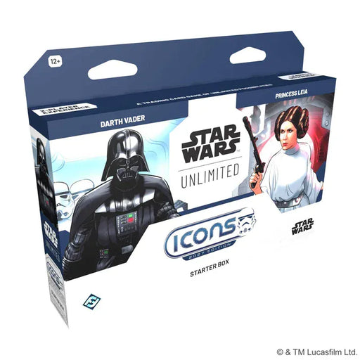 Fantasy Flight Games Star Wars: Unlimited - ICONS 2027 - Two-Player Starter Set available at Northumbrian Tin Soldier