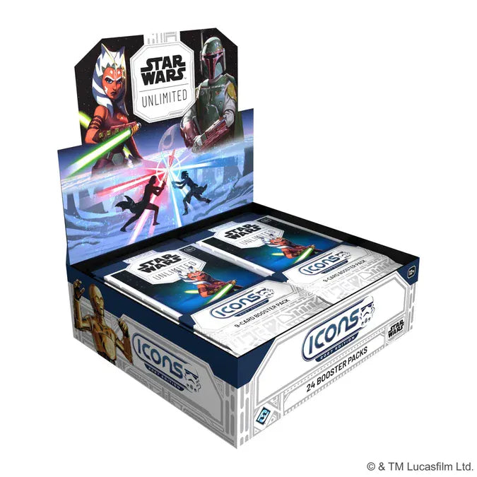 Fantasy Flight Games Star Wars: Unlimited - Icons - Booster Box available at Northumbrian Tin Soldier