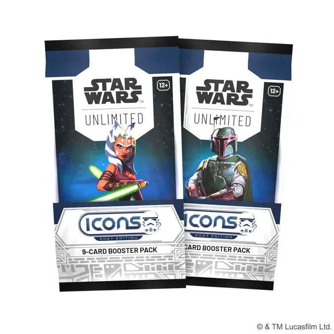 Fantasy Flight Games Star Wars: Unlimited - Icons - Booster Pack available at Northumbrian Tin Soldier