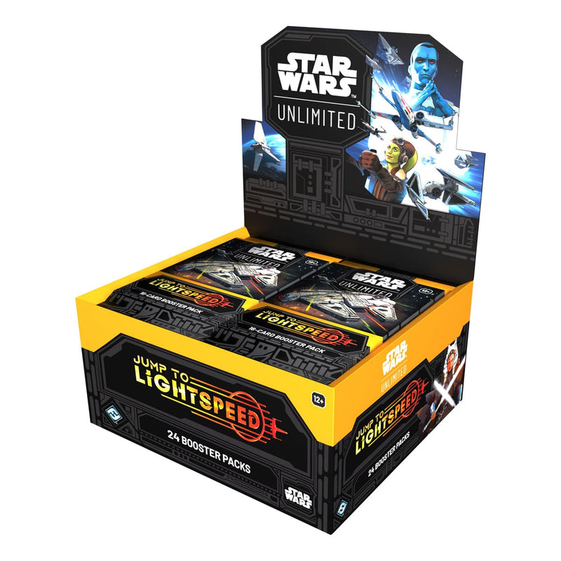 Fantasy Flight Games Star Wars: Unlimited - Jump to Lightspeed - Booster Box available at Northumbrian Tin Soldier