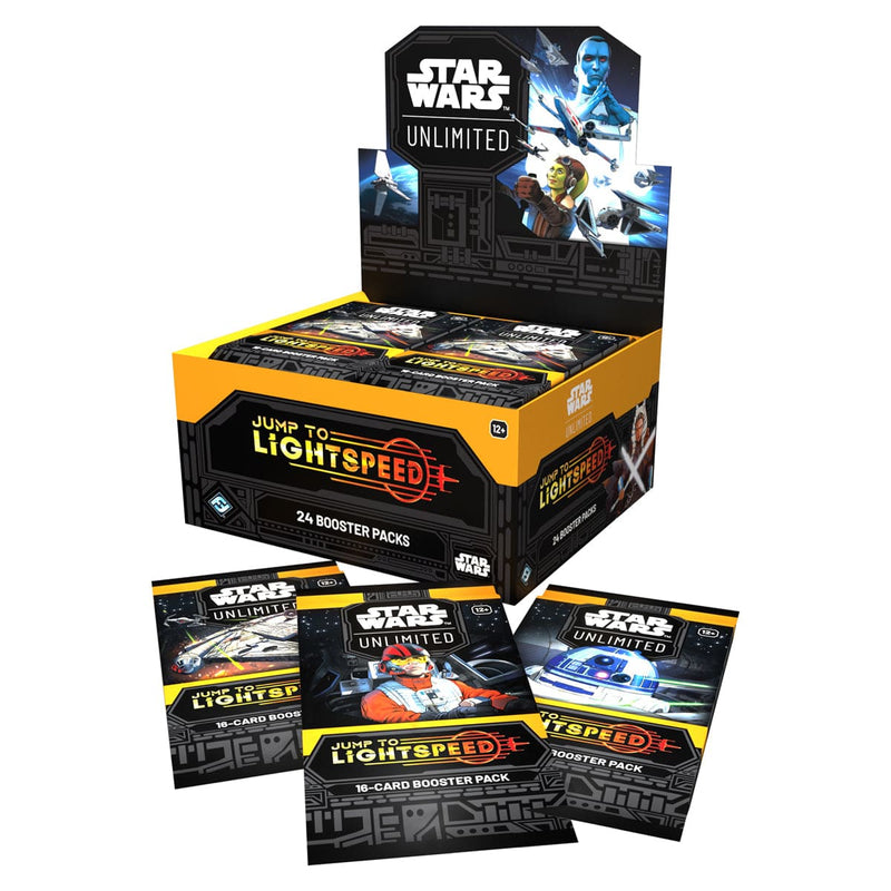 Fantasy Flight Games Star Wars: Unlimited - Jump to Lightspeed - Booster Box available at Northumbrian Tin Soldier