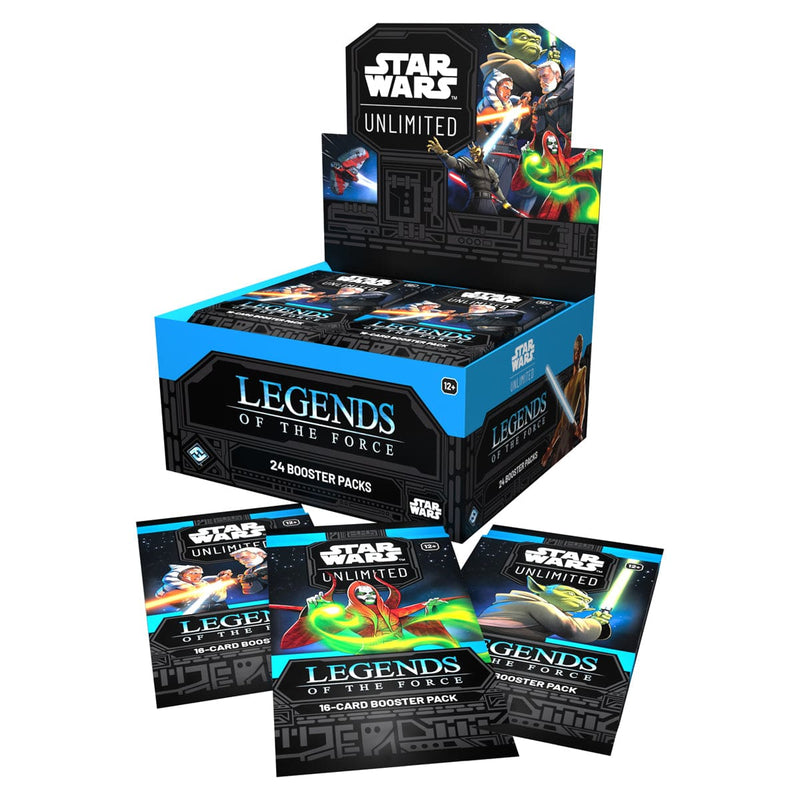 Fantasy Flight Games Star Wars: Unlimited - Legends of the Force - Booster Box available at Northumbrian Tin Soldier