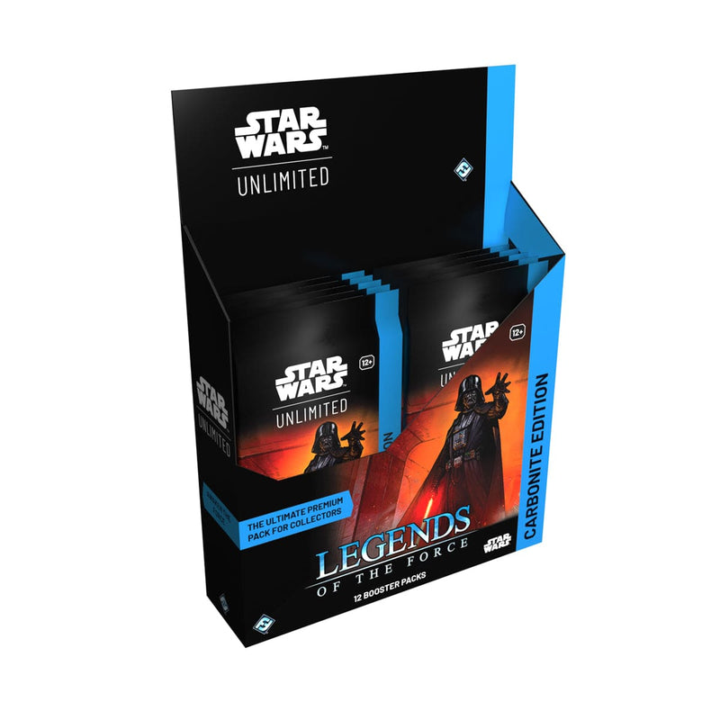 Fantasy Flight Games Star Wars: Unlimited - Legends of the Force  - Carbonite Edition Booster Box available at Northumbrian Tin Soldier