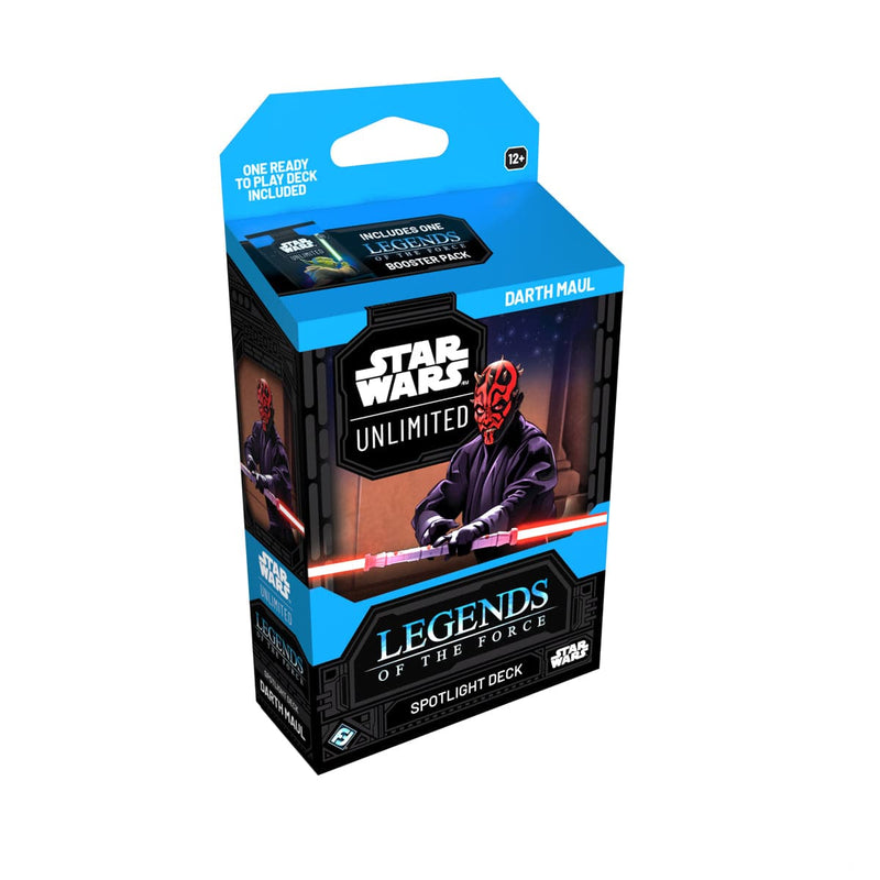 Fantasy Flight Games Star Wars: Unlimited - Legends of the Force - Spotlight Deck - Darth Maul available at Northumbrian Tin Soldier