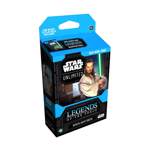 Fantasy Flight Games Star Wars: Unlimited - Legends of the Force - Spotlight Deck - Qui-Gon Jinn available at Northumbrian Tin Soldier