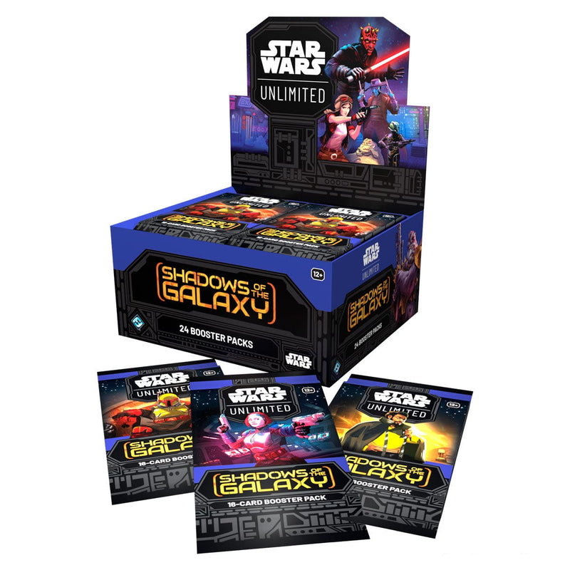 Fantasy Flight Games Star Wars: Unlimited - Shadows of the Galaxy Booster Box available at Northumbrian Tin Soldier