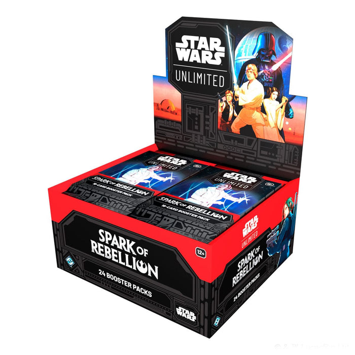 Fantasy Flight Games Star Wars: Unlimited - Spark of Rebellion - Booster Box available at Northumbrian Tin Soldier