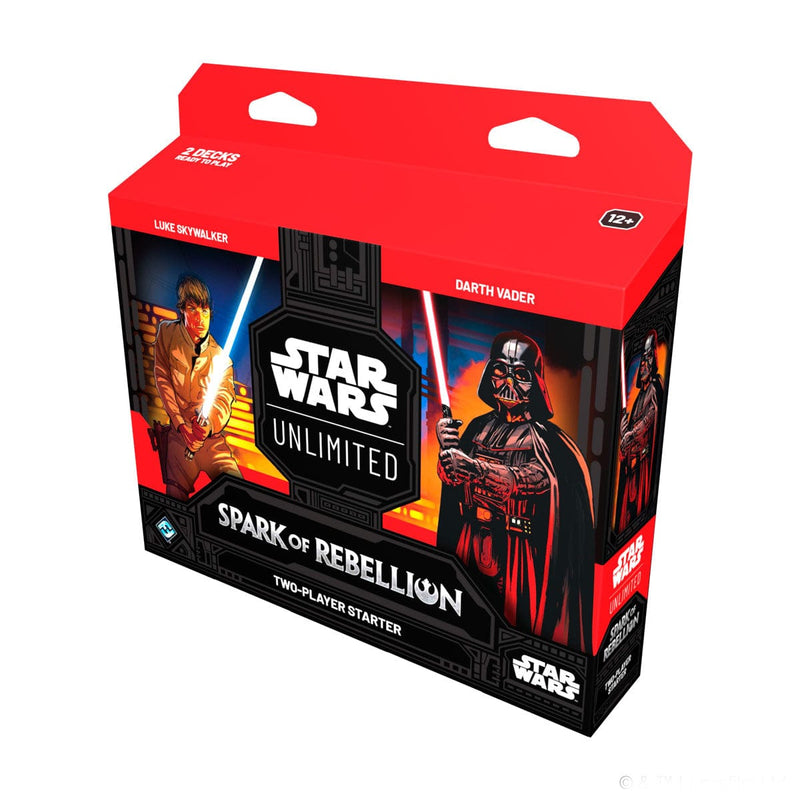 Fantasy Flight Games Star Wars: Unlimited - Spark of Rebellion - Two-Player Starter Set available at Northumbrian Tin Soldier