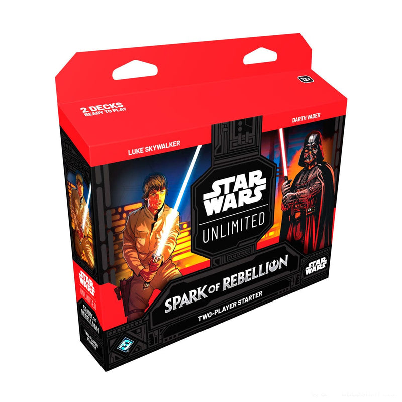 Fantasy Flight Games Star Wars: Unlimited - Spark of Rebellion - Two-Player Starter Set available at Northumbrian Tin Soldier