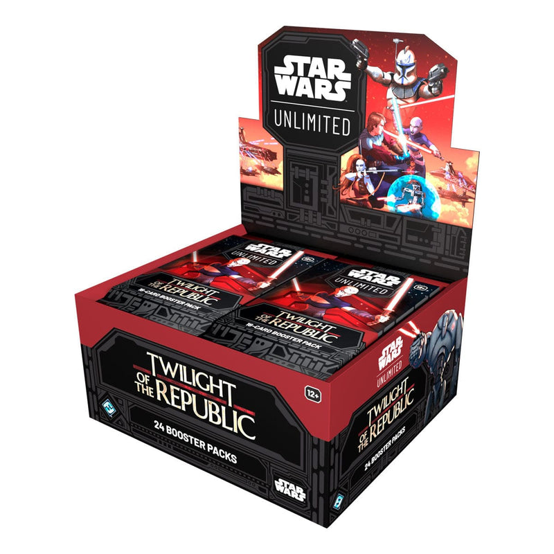 Fantasy Flight Games Star Wars: Unlimited - Twilight of the Republic - Booster Box available at Northumbrian Tin Soldier