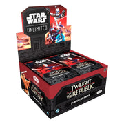 Fantasy Flight Games Star Wars: Unlimited - Twilight of the Republic - Booster Box available at Northumbrian Tin Soldier