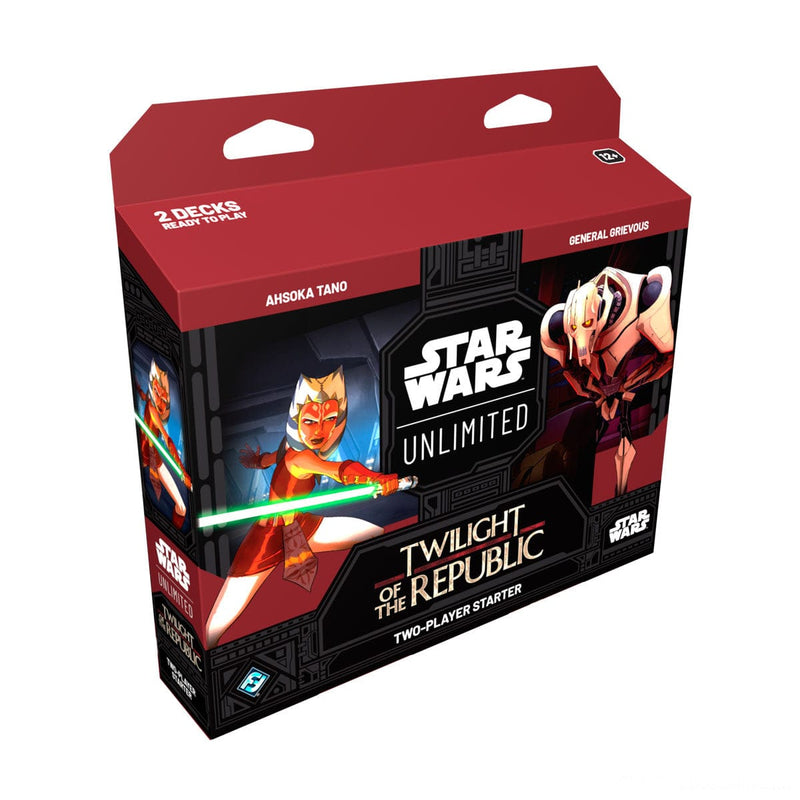 Fantasy Flight Games Star Wars: Unlimited - Twilight of the Republic - Two-Player Starter Set available at Northumbrian Tin Soldier