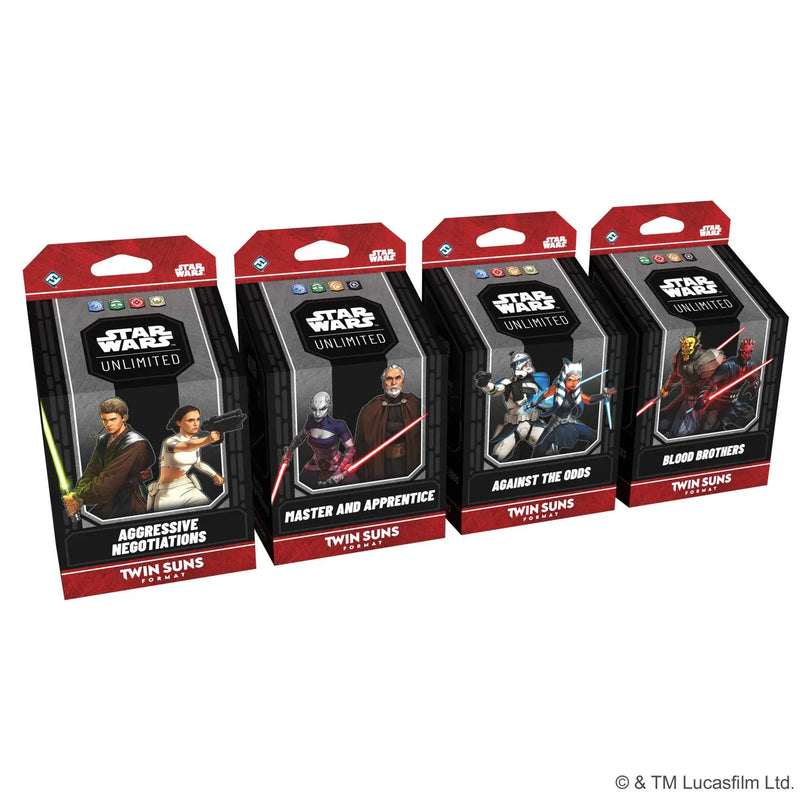 Fantasy Flight Games Star Wars: Unlimited - Twin Suns Deck available at Northumbrian Tin Soldier