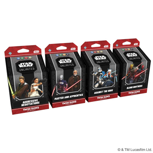Fantasy Flight Games Star Wars: Unlimited - Twin Suns Deck available at Northumbrian Tin Soldier