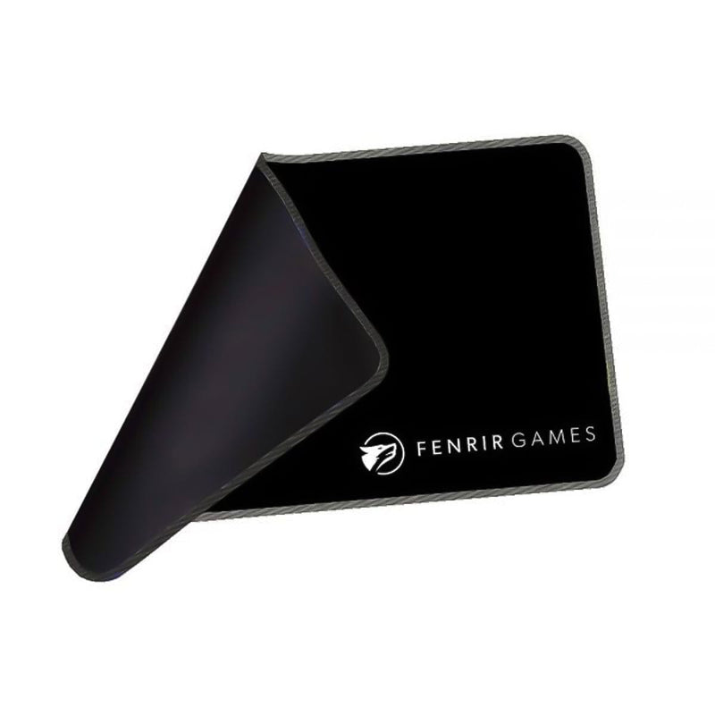 Fenrir Games Total Pro Edge Playmat - Solid Colour Black available at Northumbrian Tin Soldier