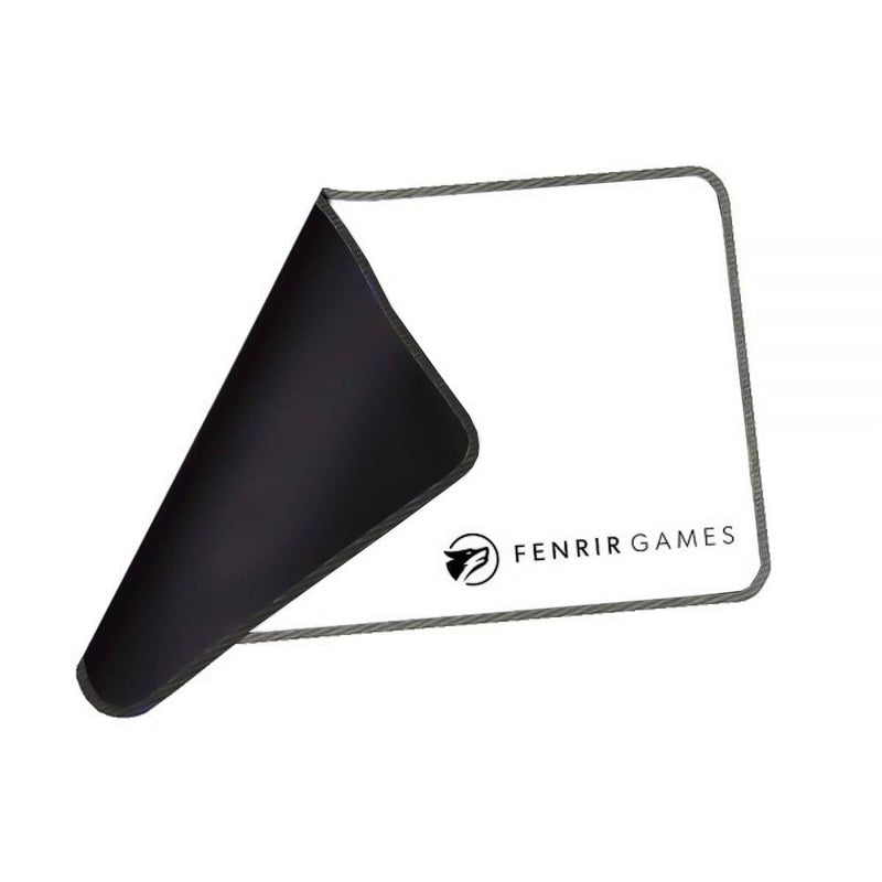 Fenrir Games Total Pro Edge Playmat - Solid Colour White available at Northumbrian Tin Soldier