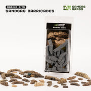Gamers Grass Basing Bits - Sandbag Barricades Basing Materials available at Northumbrian Tin Soldier