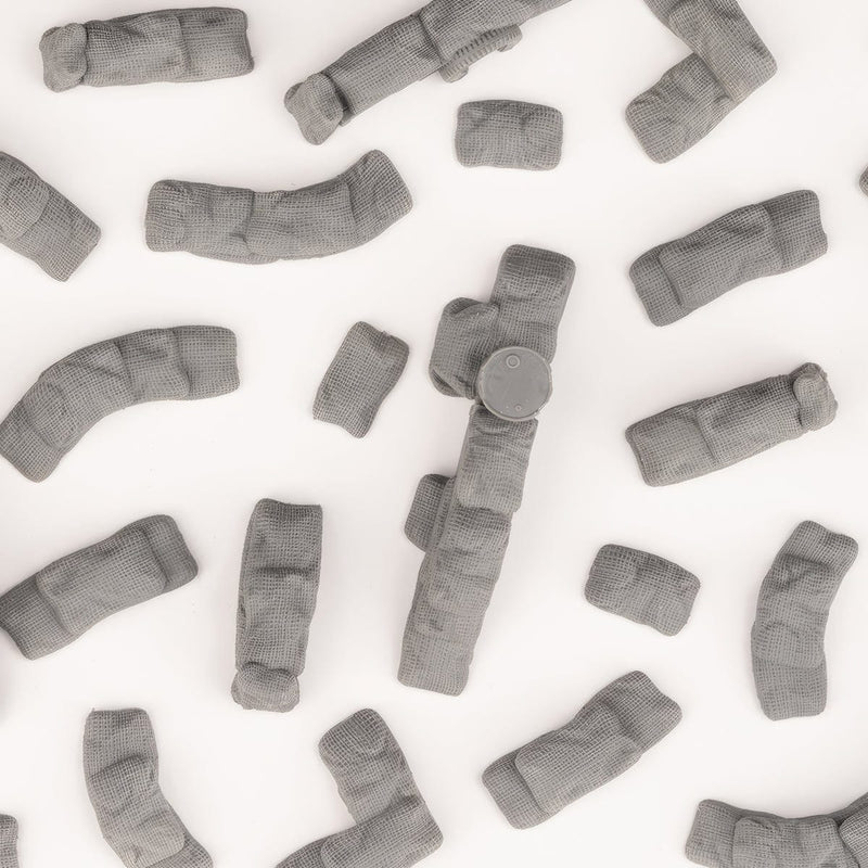 Gamers Grass Basing Bits - Sandbag Barricades Basing Materials available at Northumbrian Tin Soldier