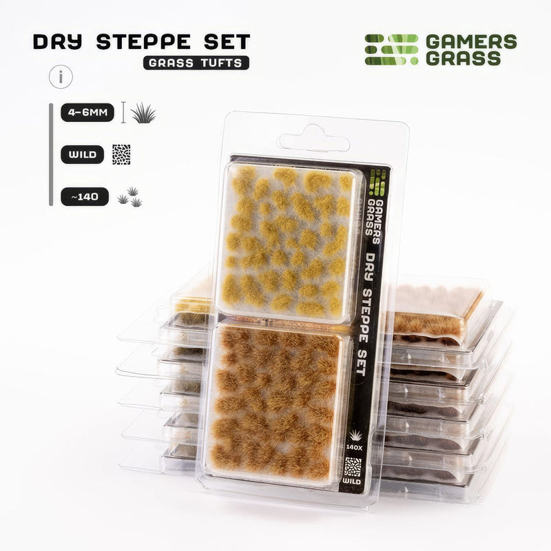 Gamers Grass Dry Steppe Set Basing Materials available at Northumbrian Tin Soldier