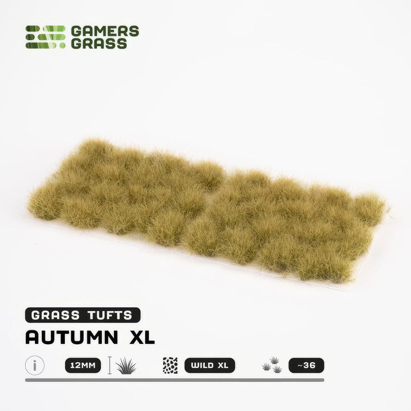 Gamers Grass Gamers Grass: 12mm Wild Tufts - Autumn XL Basing Materials available at Northumbrian Tin Soldier