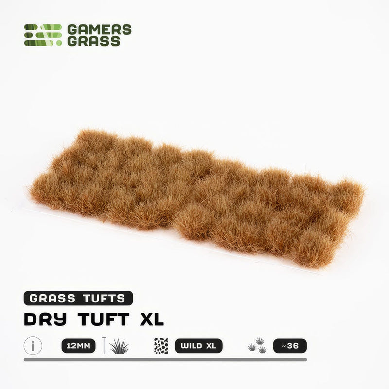 Gamers Grass Gamers Grass: 12mm Wild Tufts - Dry Tuft XL Basing Materials available at Northumbrian Tin Soldier