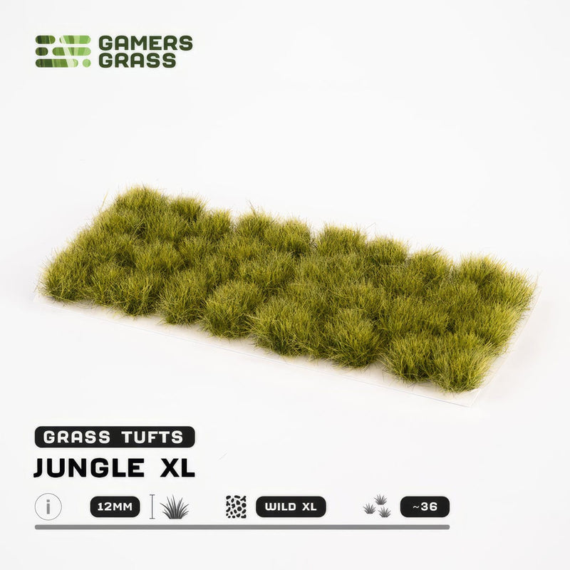 Gamers Grass Gamers Grass: 12mm Wild Tufts - Jungle XL Basing Materials available at Northumbrian Tin Soldier