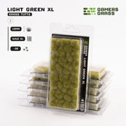 Gamers Grass Gamers Grass: 12mm Wild Tufts - Light Green XL Basing Materials available at Northumbrian Tin Soldier
