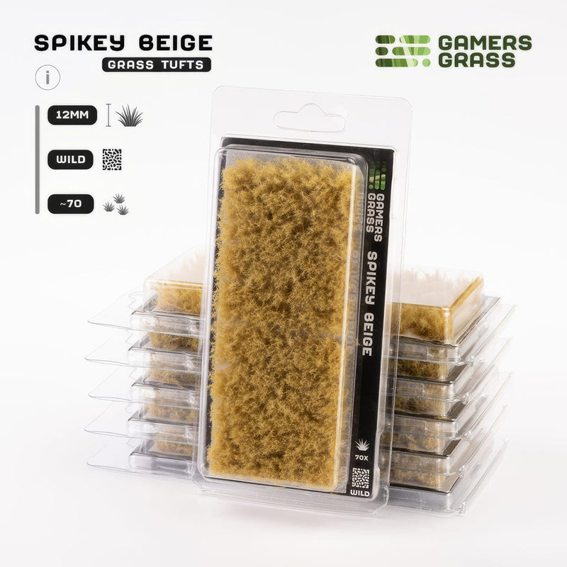 Gamers Grass Gamers Grass: 12mm Wild Tufts - Spikey Beige Basing Materials available at Northumbrian Tin Soldier