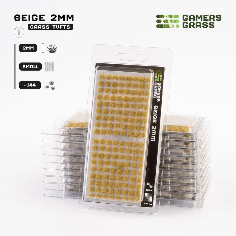 Gamers Grass Gamers Grass: 2mm Small Tufts - Beige Basing Materials available at Northumbrian Tin Soldier