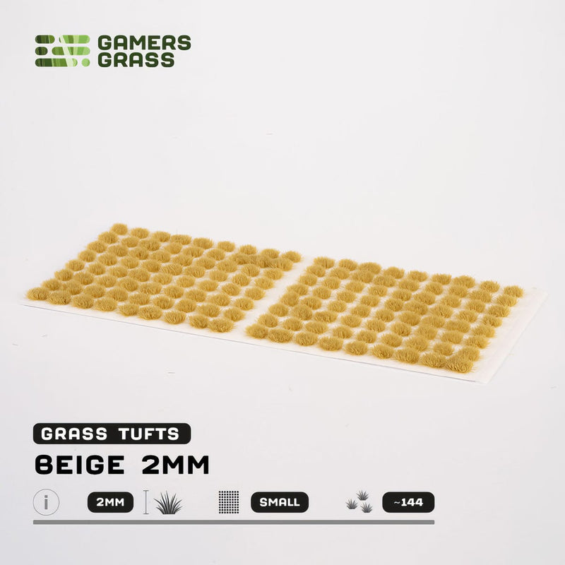 Gamers Grass Gamers Grass: 2mm Small Tufts - Beige Basing Materials available at Northumbrian Tin Soldier