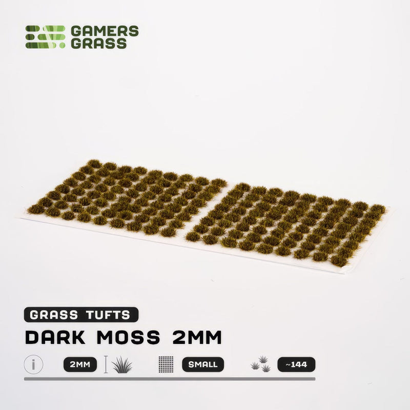 Gamers Grass Gamers Grass: 2mm Small Tufts - Dark Moss Basing Materials available at Northumbrian Tin Soldier